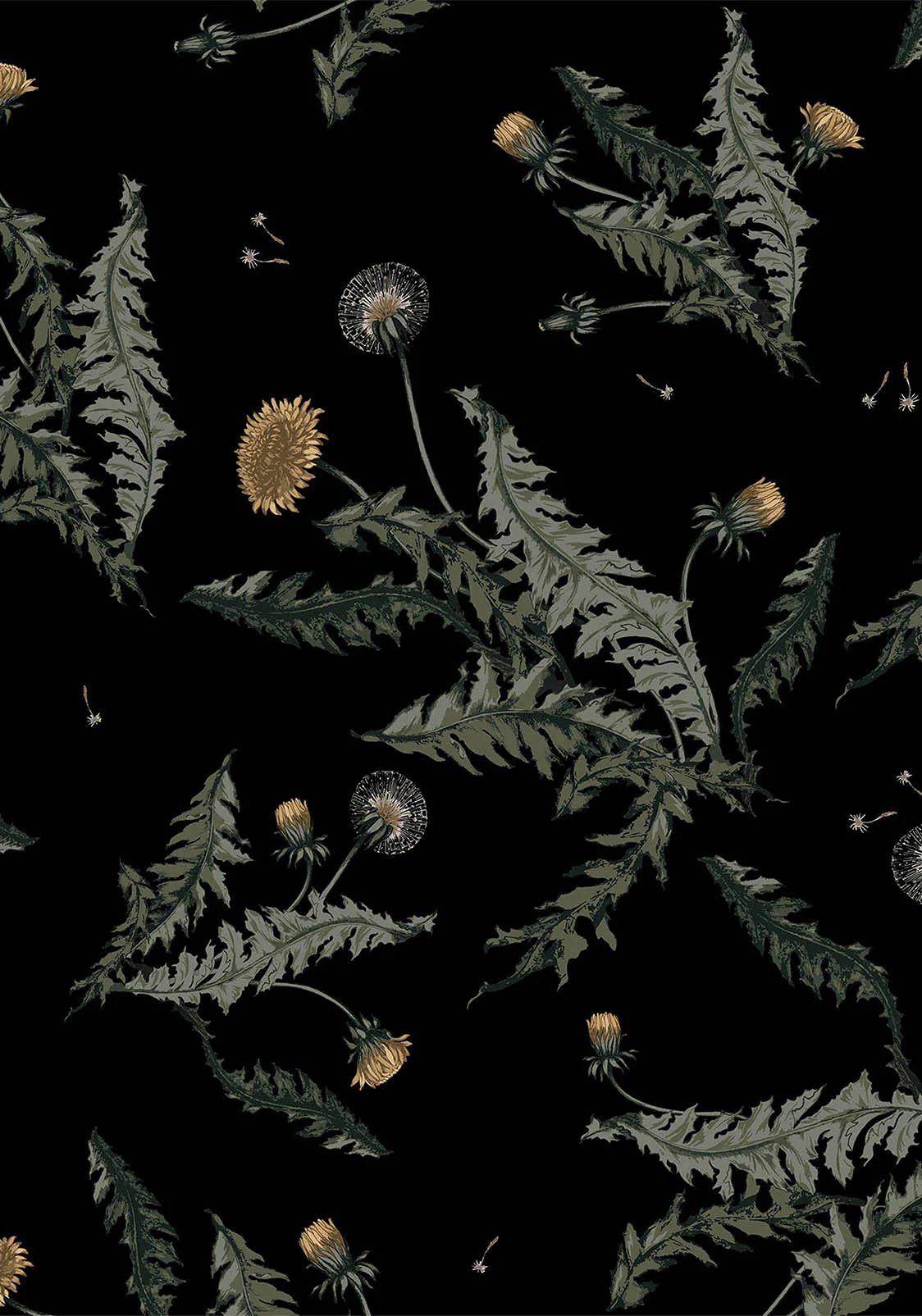 Cimora Dandelion Print Button Up Mini Dress - Image 7