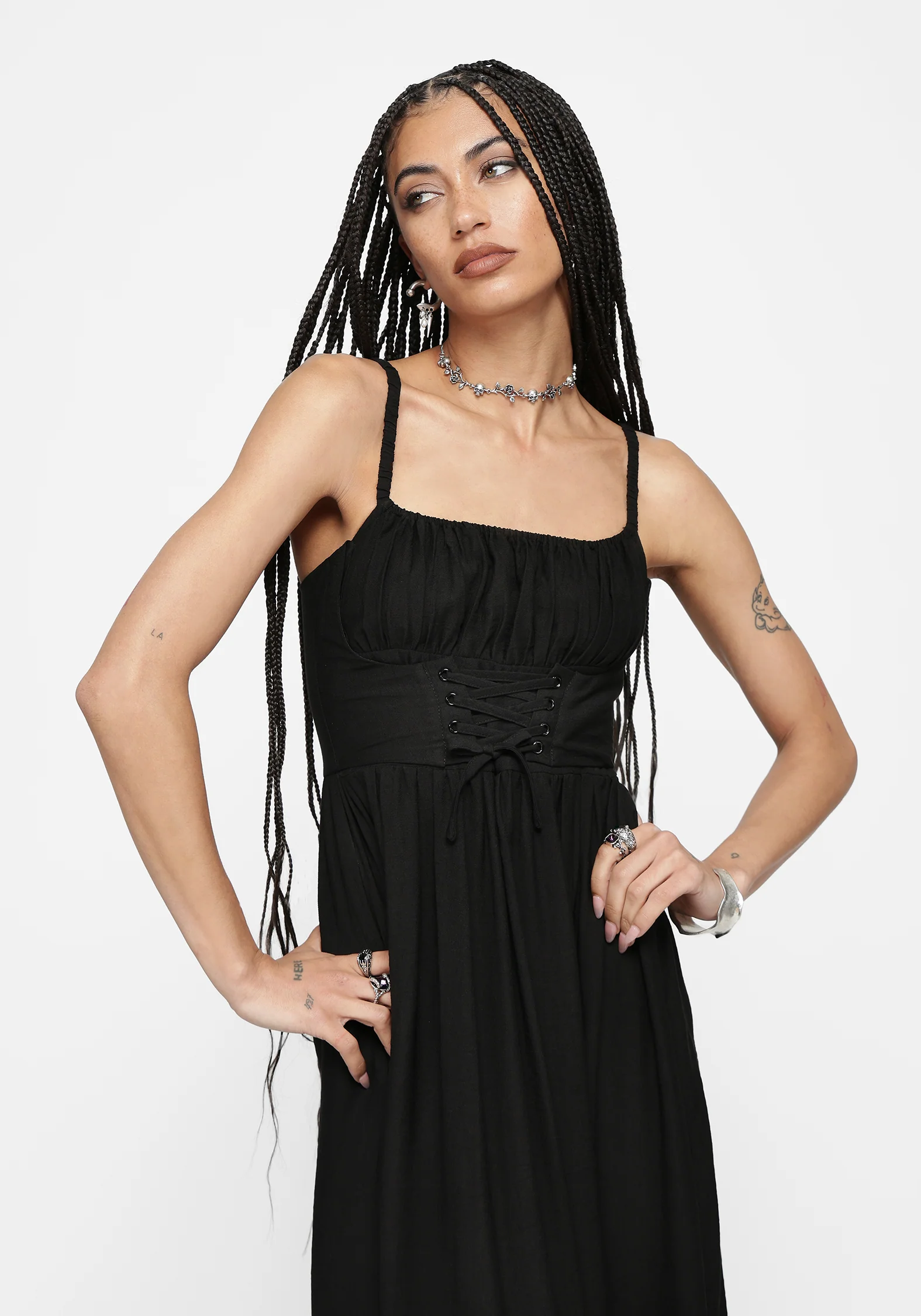 Cirissa Ruched Midaxi Dress - Image 4