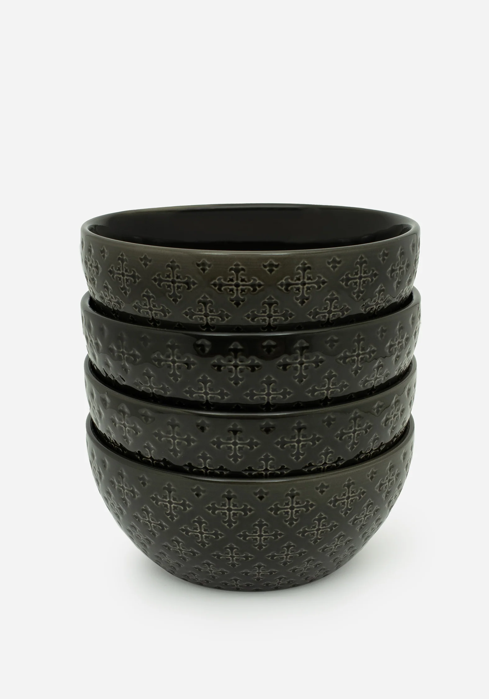 Crux Debossed Ombre Bowl  (4 Piece Set) - Image 5