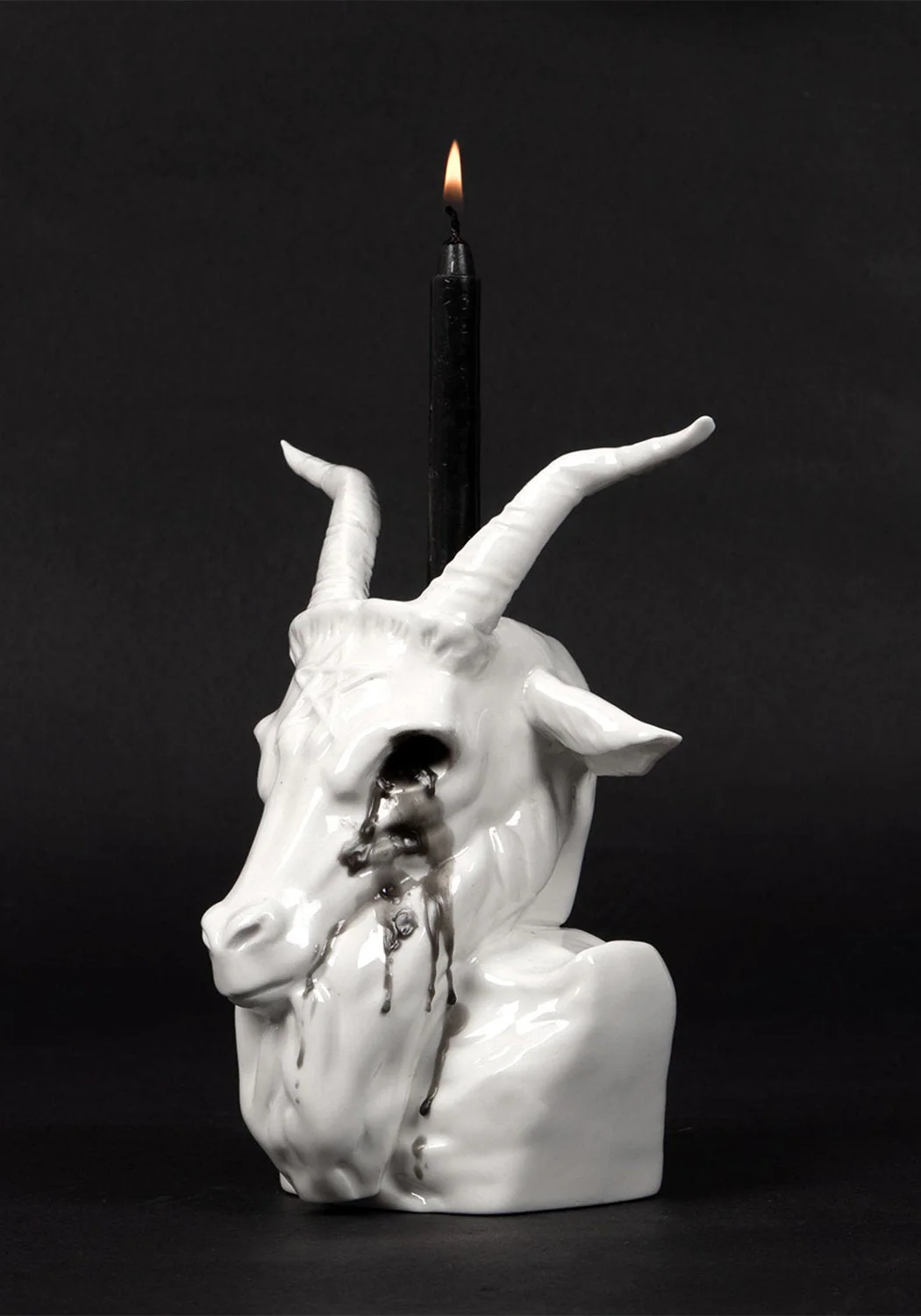 Crying Baphomet Candle Holder - Image 6