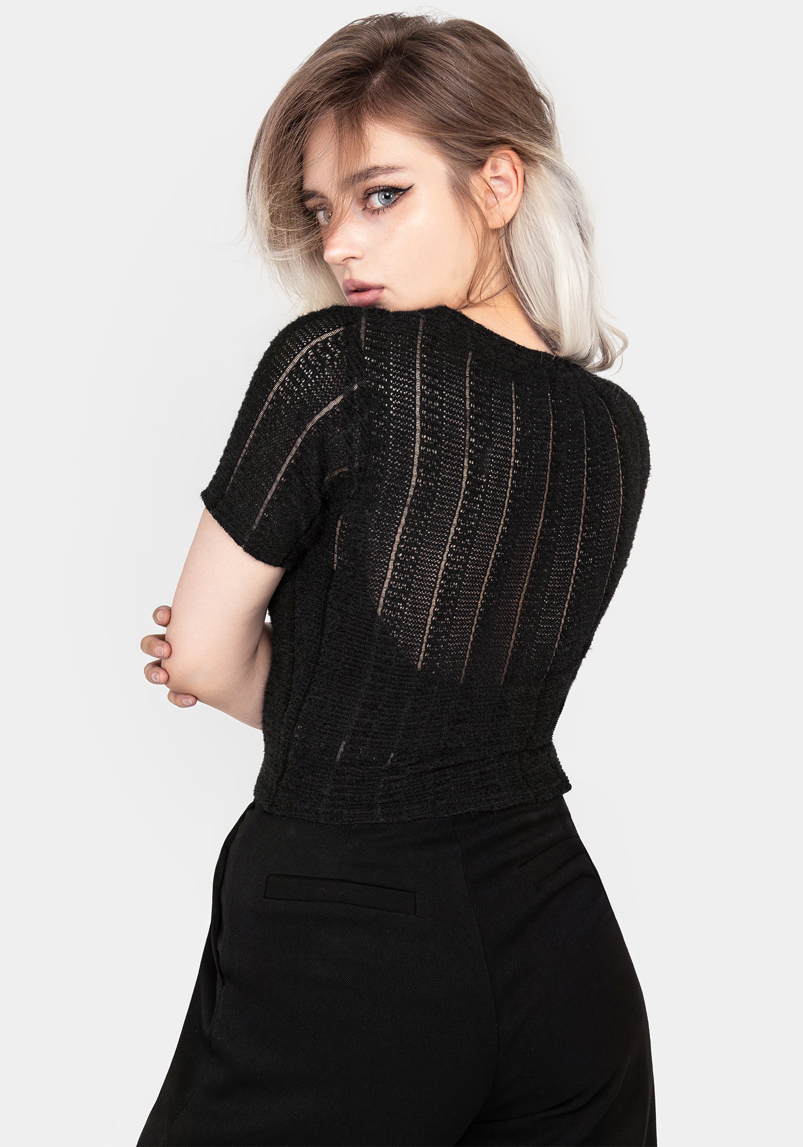 Donner Crinkle Crop Top - Image 3