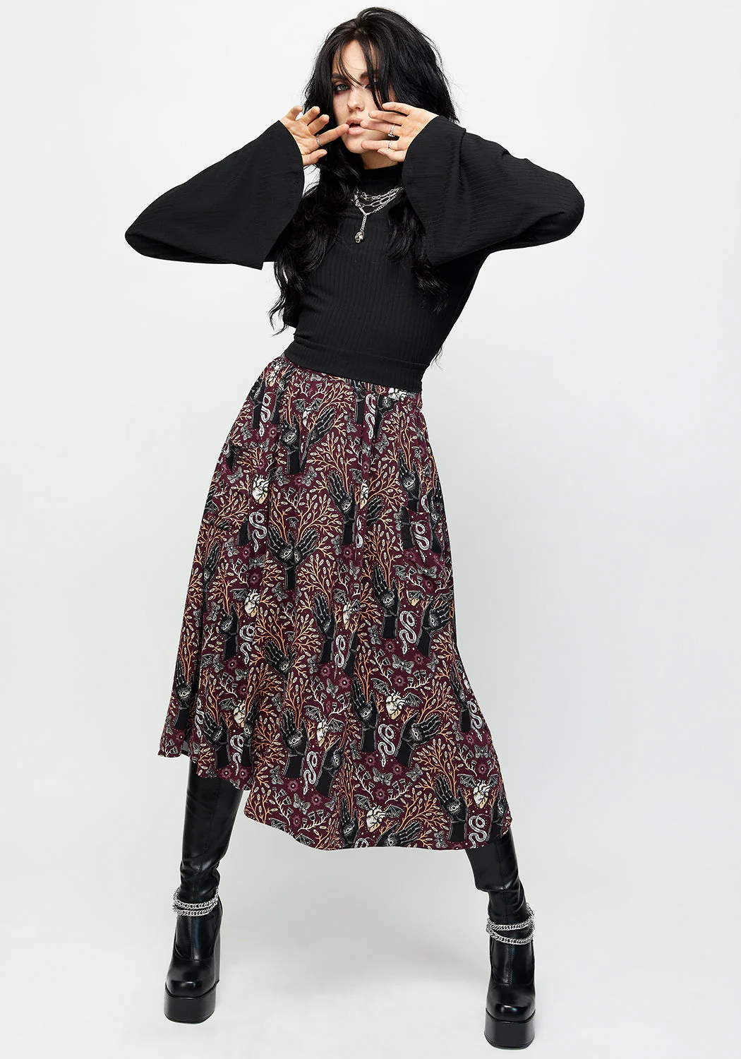 Elixir Tie Back Crop Top - Image 5