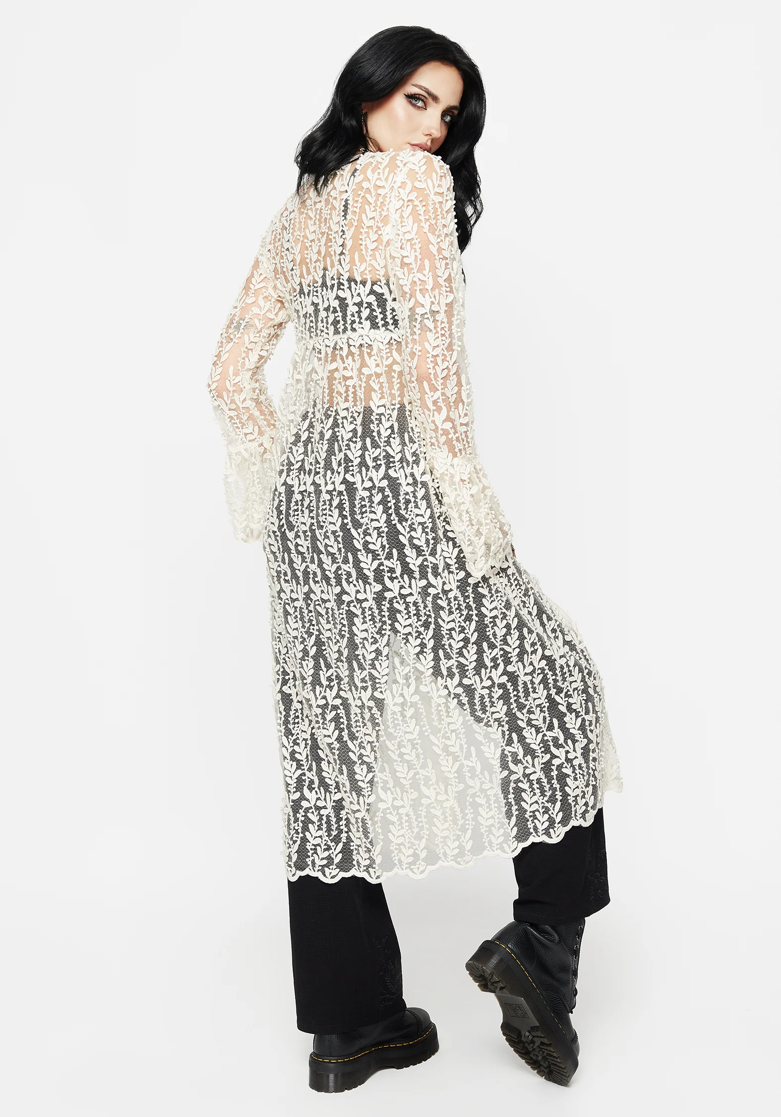 Evangeline Lace Kimono - Image 4