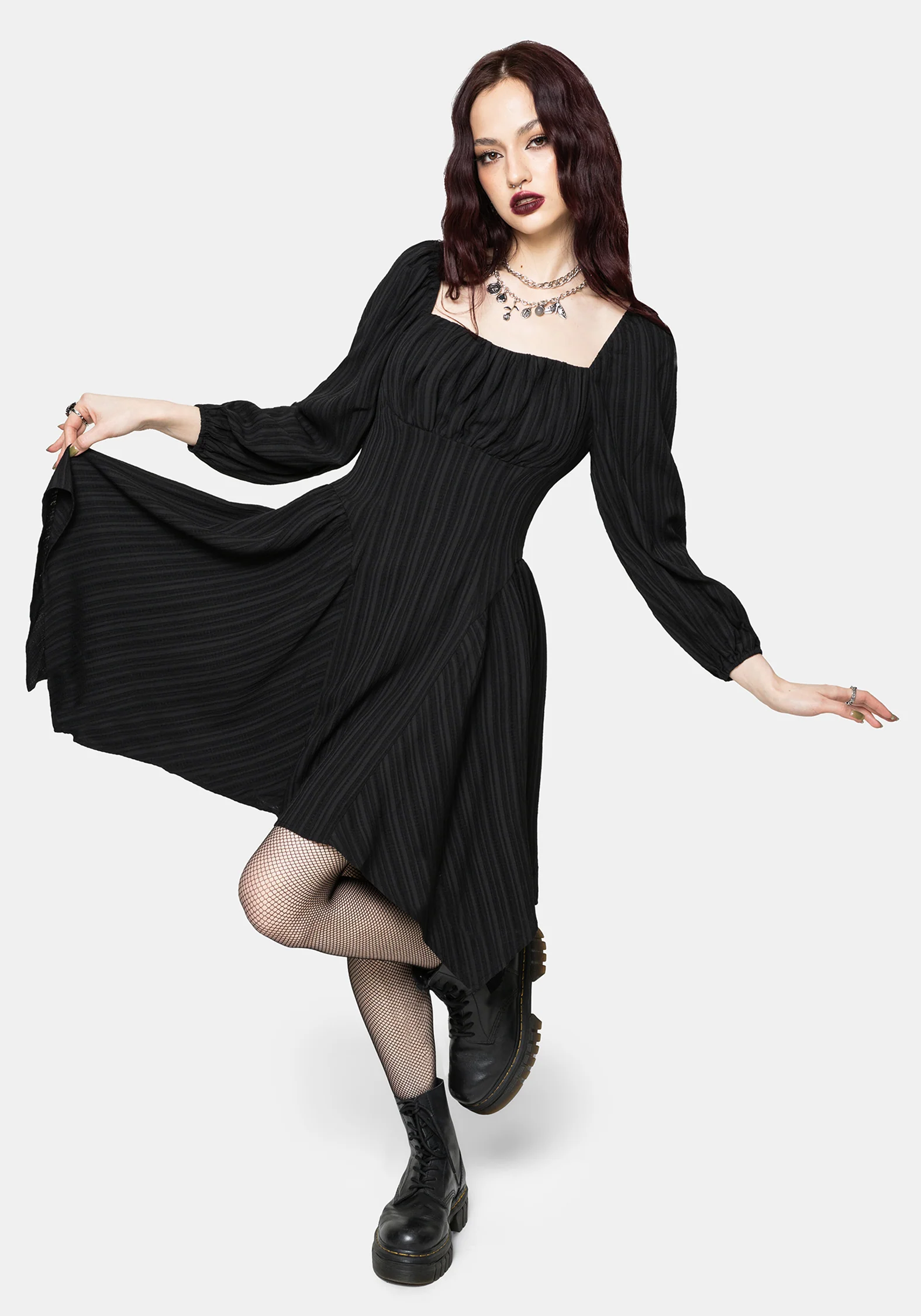 Fenella Ruched Mini Dress - Image 4