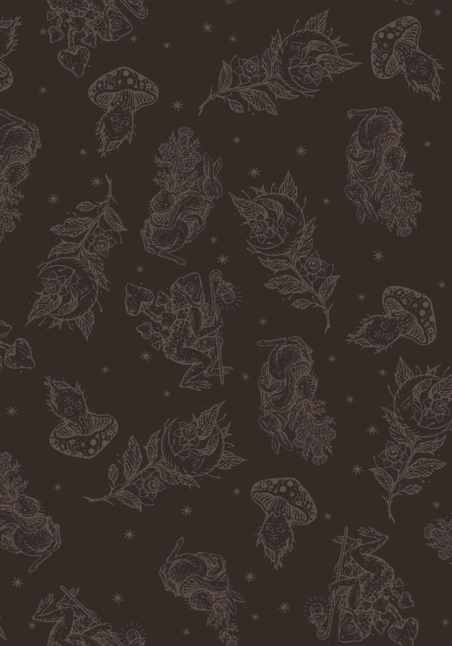 Hexborn Baba Yaga Printed Denim Mini Dress - Image 7