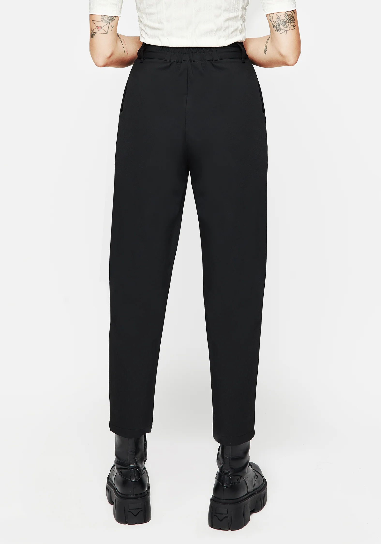 Japonica Floral Moon Embroidered Tapered Trousers - Image 3