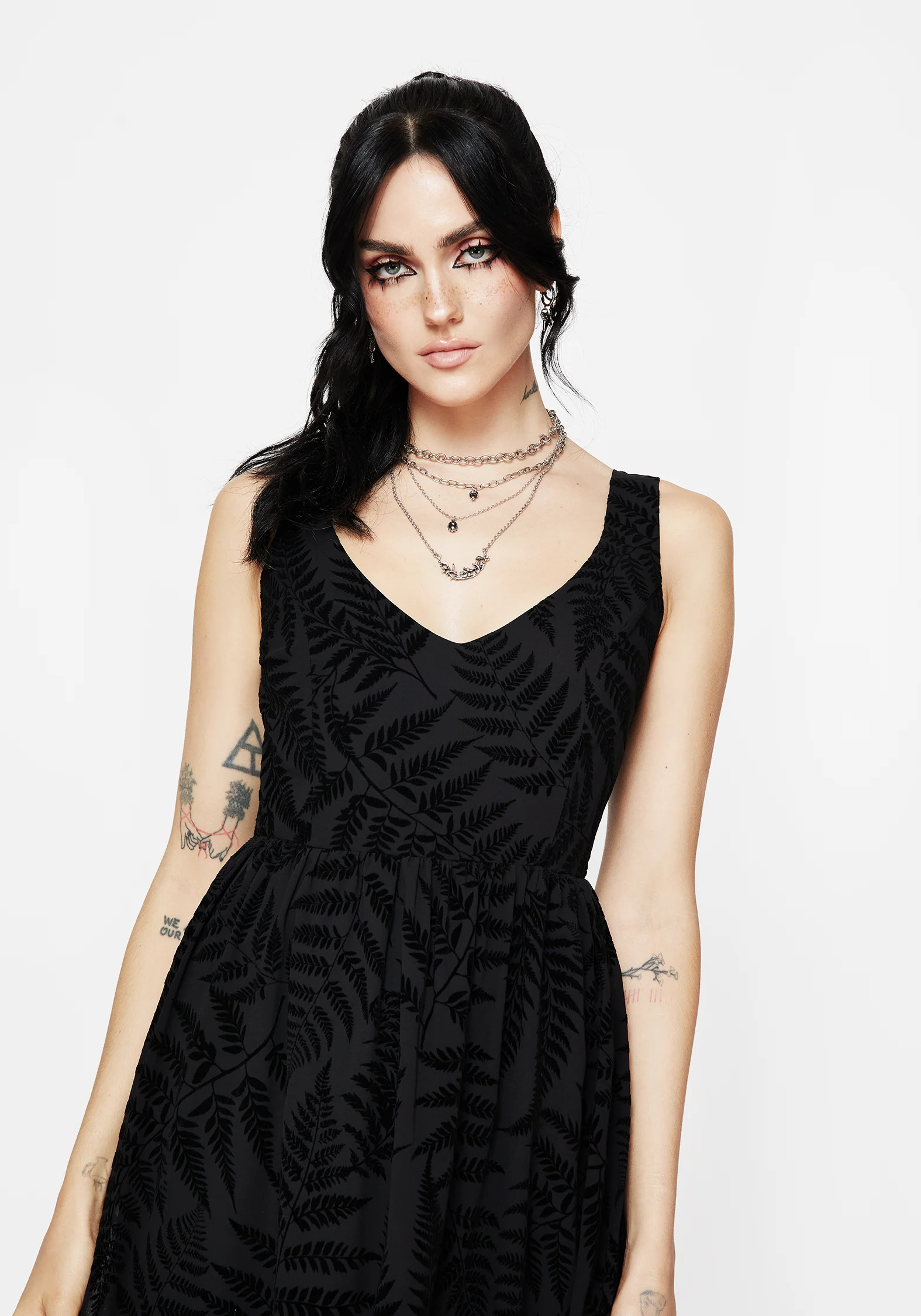 Lunafern Cami Fern Printed Midaxi Dress - Image 5
