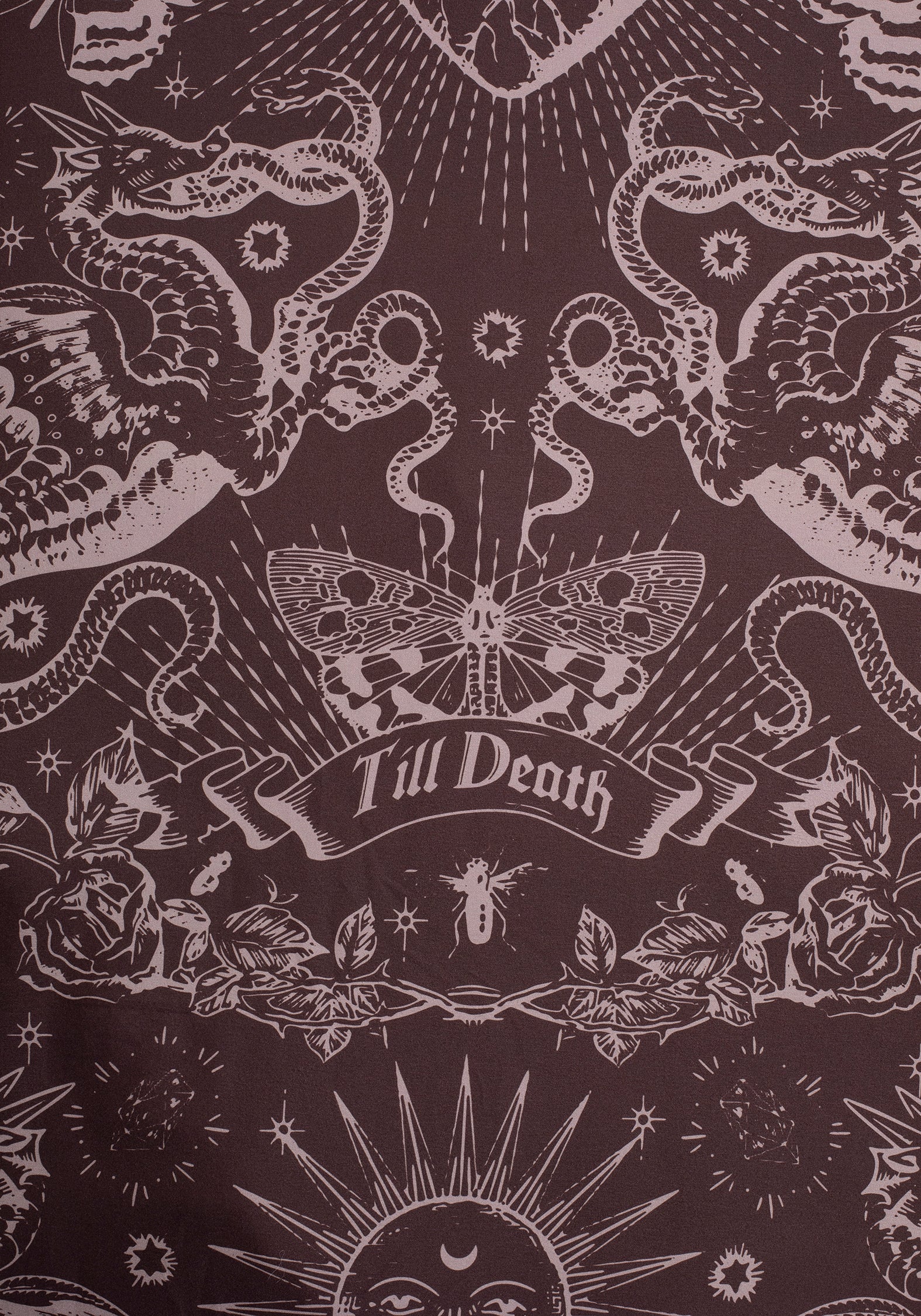 Paramour Frilled Edge Tattoo Print Bedding Set (US Queen) - Image 5