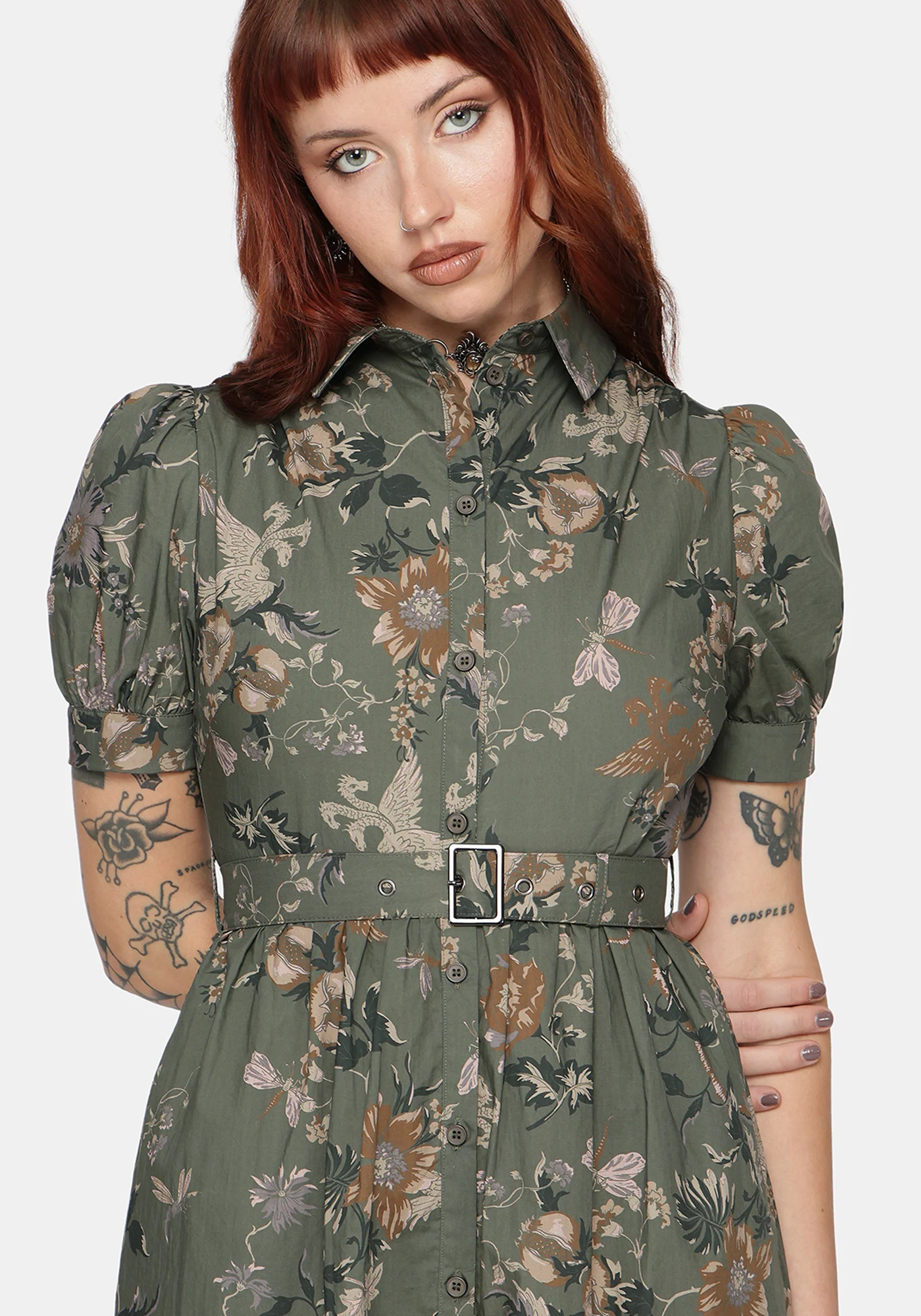 Poison Eden Midaxi Shirt Dress - Image 5