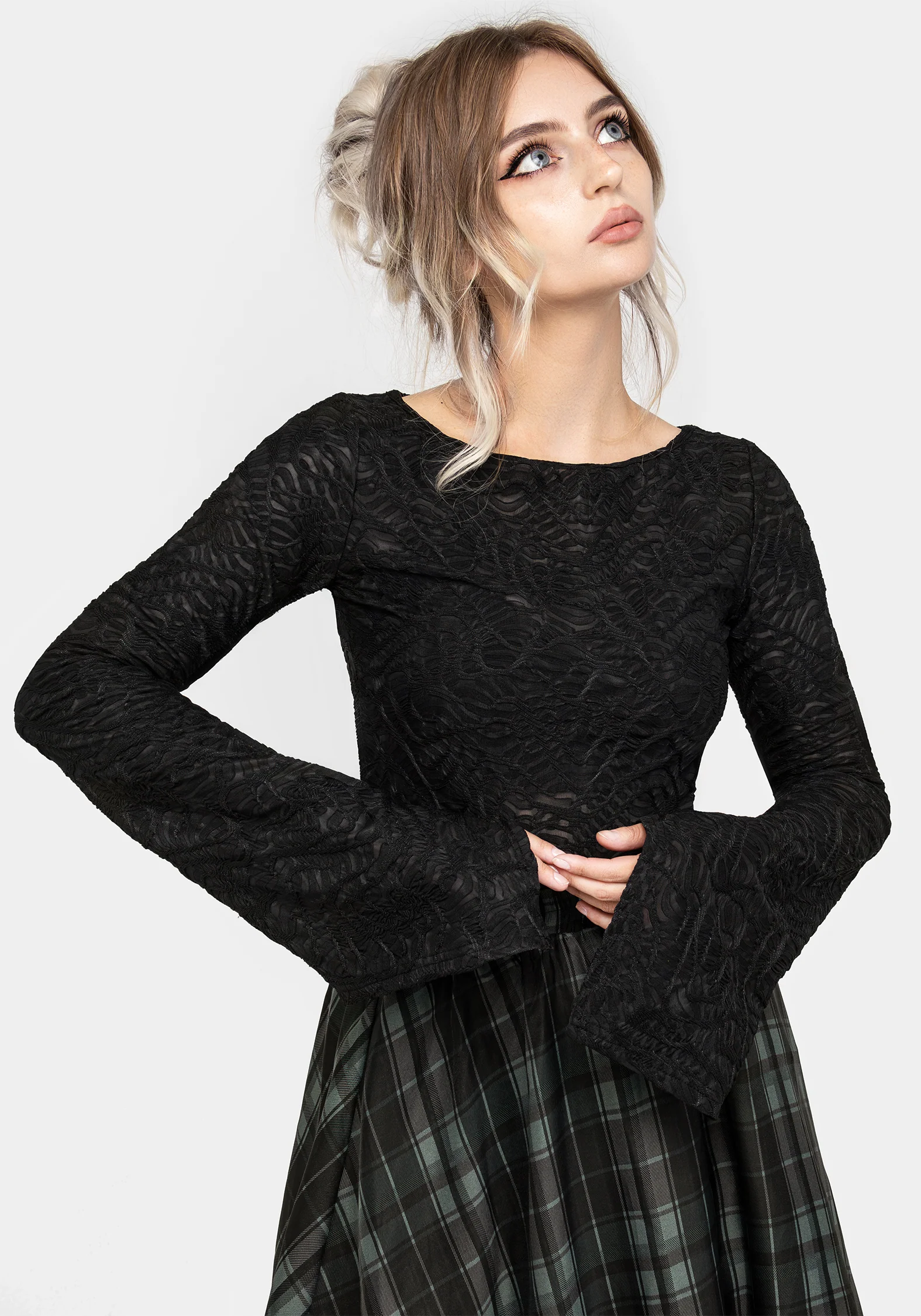 Reinette Flute Sleeve Top - Image 4
