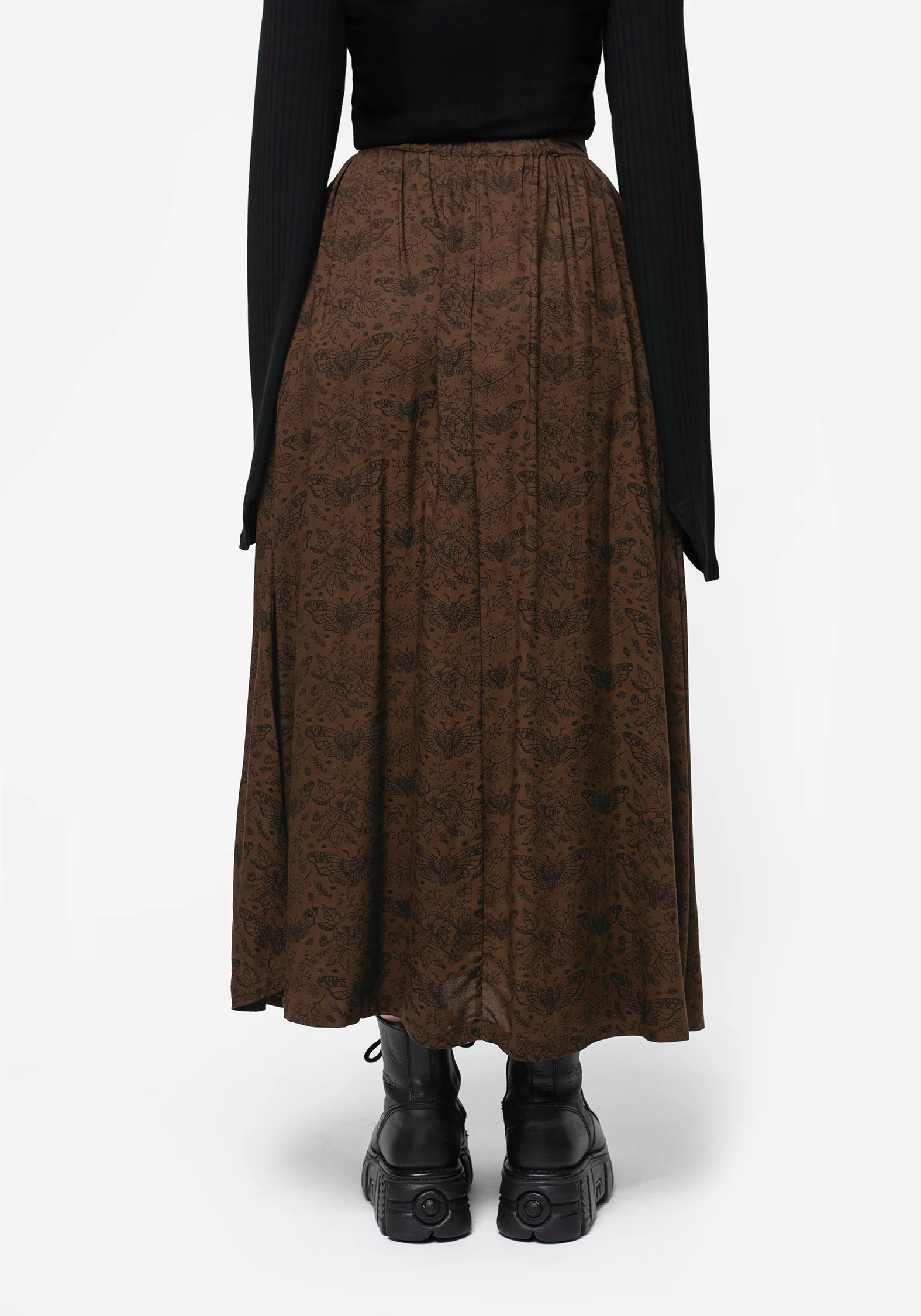 Rosamoth Button Up Midi Skirt - Image 4