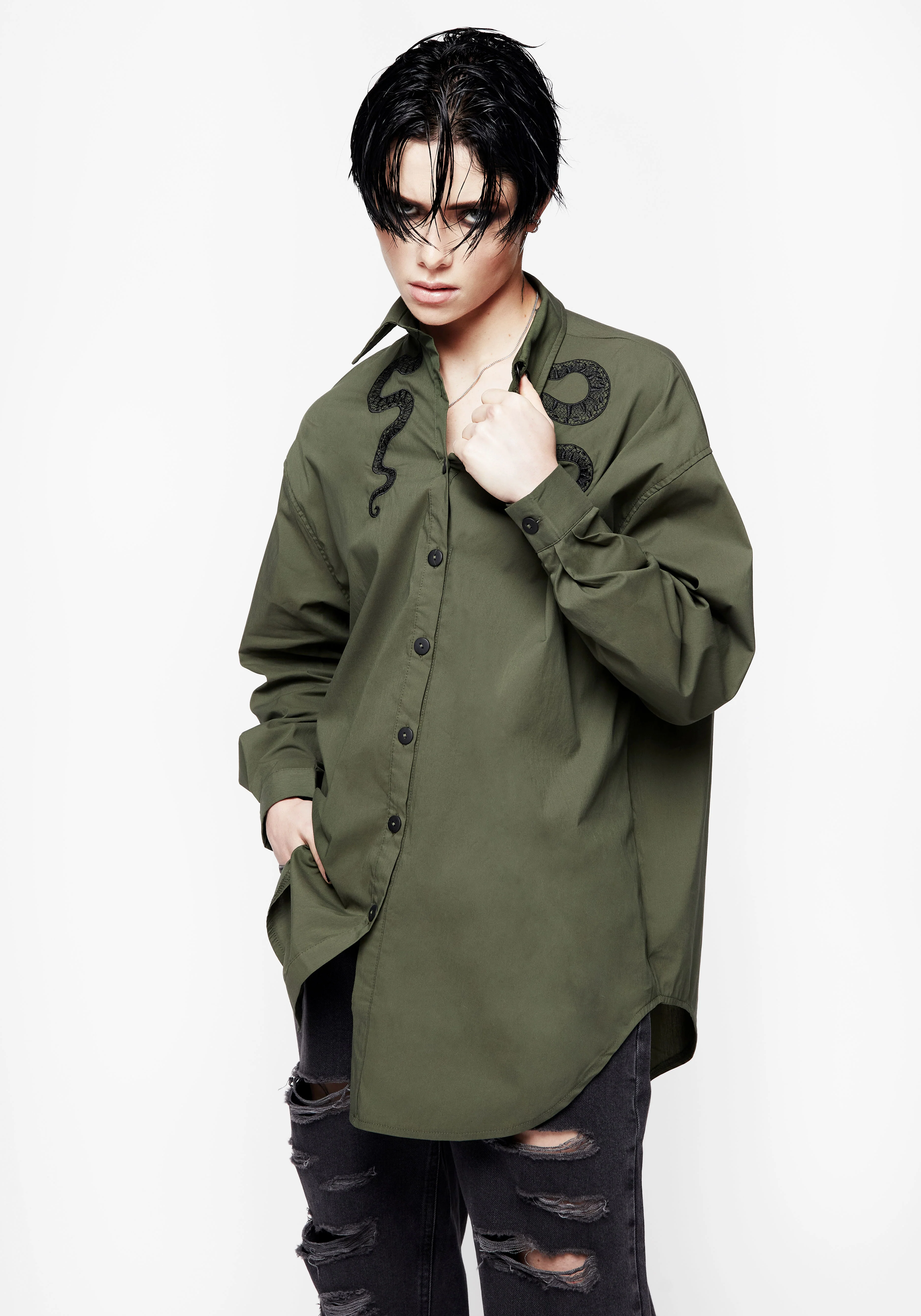 Slither Loose Fit Shirt - Image 10