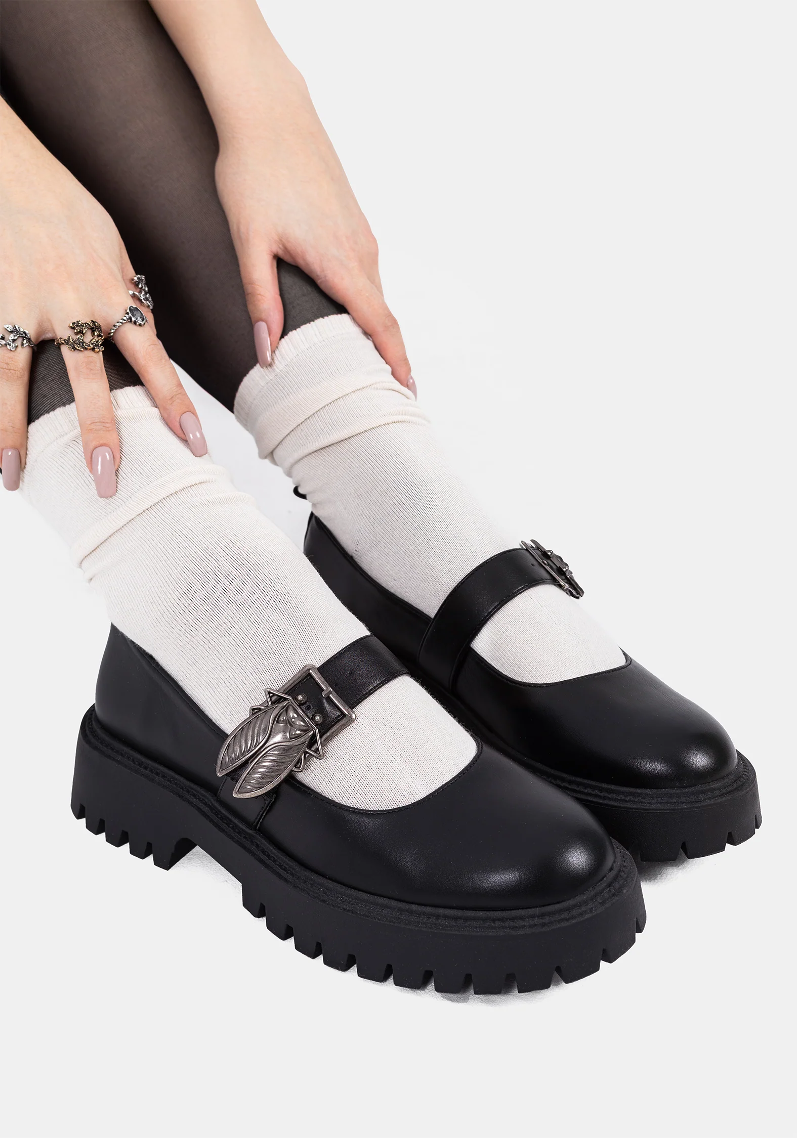 Swarm Bug Buckle Mary Jane Shoes - Image 8